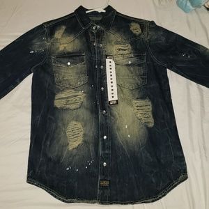 Denim Copper Rivet Jacket